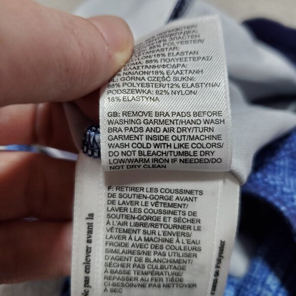 THE NORTH FACE Empower Tank Strappy Back Pullover Stretch Blue Women's Small - Picture 12 of 14